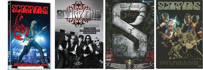 DVD Scorpions Crazy World Tour Live In Berlin 1991 Original - NFK